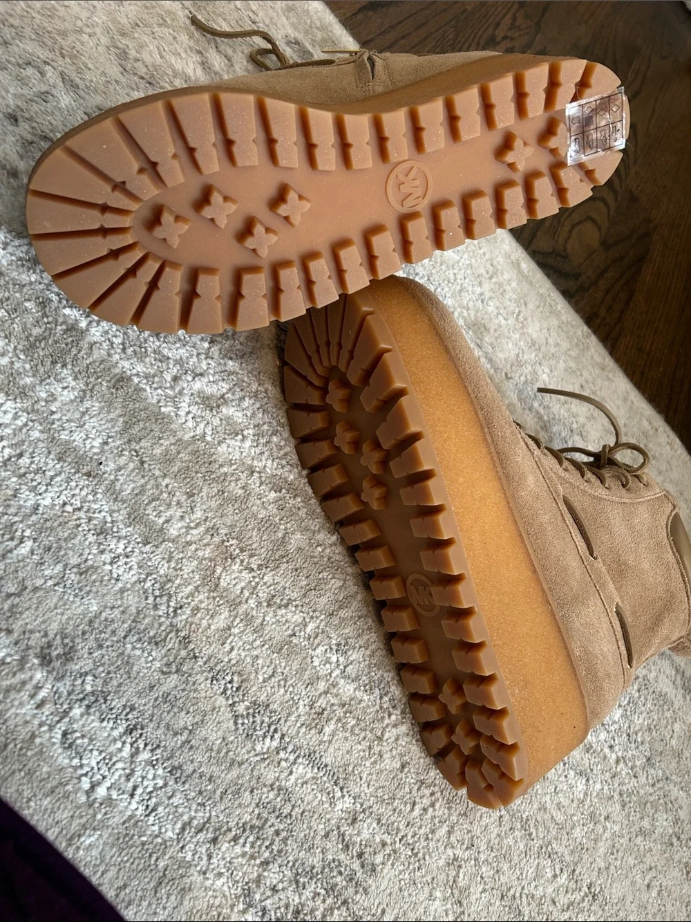 michael kors kenny suede platform boots